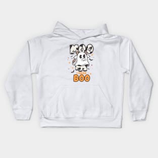 Moo I Mean Boo Kids Hoodie